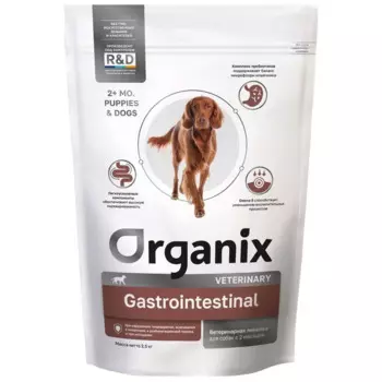 Organix Gastrointestinal для собак при нарушениях пищеварения, в реабилитационный период и при истощении - 2,5 кг диетические супер премиум для взрослых для всех пород мешок Россия 1 уп. х 1 шт. х 2.5 кг