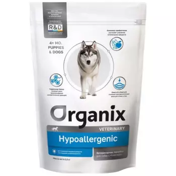Organix Hypoallergenic для собак для снижения пищевой аллергии или пищевой непереносимости - 2,5 кг диетические супер премиум для взрослых для всех пород мешок Россия 1 уп. х 1 шт. х 2.5 кг