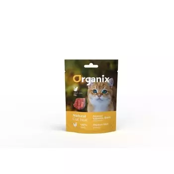 Organix лакомство для кошек, нежная нарезка куриного филе - 50 г повседневный супер премиум 1 уп. х 1 шт. х 0.05 кг