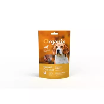 Organix лакомство для собак, куриные гантельки - 100 г повседневный супер премиум 1 уп. х 1 шт. х 0.1 кг