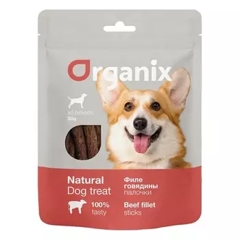 Organix лакомство для собак, палочки из филе утки - 50 г повседневный супер премиум 1 уп. х 1 шт. х 0.05 кг