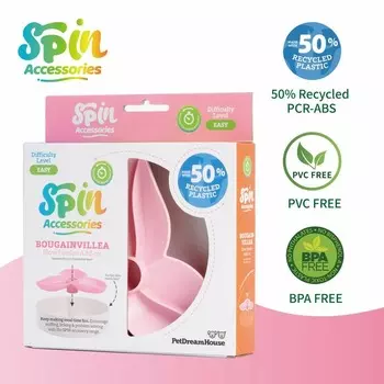 PetDreamHouse Бугенвиллея комплектующая для интерактивной системы кормления Спин, розовый - 1,7 л для всех возрастов Великобритания 1 уп. х 1 шт. х 0.1 кг