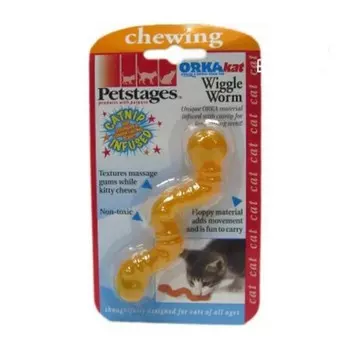 Petstages игрушка для кошек "Орка червяк" для всех возрастов для всех пород Китай 1 уп. х 1 шт. х 0.033 кг