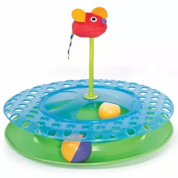 Petstages игрушка для кошек, трек 2 мячика, с кошачьей мятой для всех возрастов для всех пород Китай 1 уп. х 1 шт. х 0.22 кг