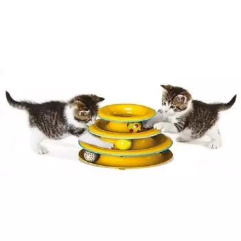 Petstages игрушка для кошек "Трек" 3 этажа для всех возрастов для всех пород Китай 1 уп. х 1 шт. х 0.416 кг
