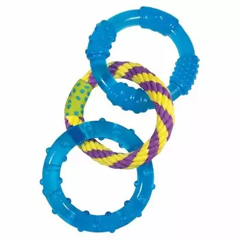 Petstages игрушка для собак средних и крупных пород, орка 3 кольца - 23 см для взрослых породы крупного размера Китай 1 уп. х 1 шт. х 0.116 кг