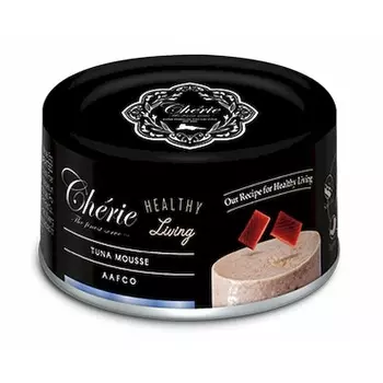 Pettric Cherie Healthy Living Tuna Mousse полнорационный влажный корм для кошек, мусс с тунцом, в консервах - 80 г повседневный супер премиум холистики для взрослых с тунцом для всех пород консервы (в железной банке) Импортный корм 1 уп. х 24 шт. х 1.92 кг