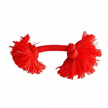 Playology Dri-tech Rope игрушка для собак средних пород, жевательный канат, с ароматом говядины, средний красный для взрослых породы среднего размера Китай 1 уп. х 1 шт. х 0.13 кг