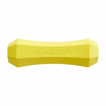 Playology Squeaky Chew Stick игрушка для собак средних и крупных пород, жевательная палочка, с ароматом курицы, большая, желтая для взрослых породы крупного размера Китай 1 уп. х 1 шт. х 0.24 кг
