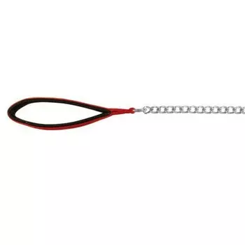 Поводок-цепь Trixie для собак 110 см/2 мм металлическая с нейлоновой ручкой красная премиум Китай 1 уп. х 1 шт. х 0.104 кг