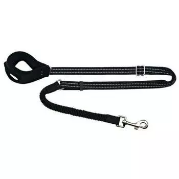 Поводок для пробежек Trixie для собак 0,90–1,30 м/20 мм чёрный премиум Китай 1 уп. х 1 шт. х 0.15 кг