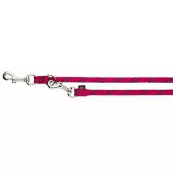 Поводок-перестежка Trixie Sporty Rope для собак L–XL 2,00 м/ф13 мм фуксия супер премиум Китай 1 уп. х 1 шт. х 0.232 кг