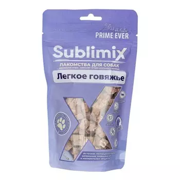Prime Ever Sublimix лакомство для собак, для поддержания оптимального веса, легкое говяжье - 30 г для всех возрастов для всех пород мешок 1 уп. х 1 шт. х 0.03 кг