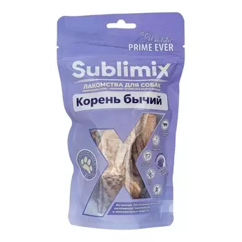 Prime Ever Sublimix лакомство для собак, для поддержания оптимального веса, корень бычий - 65 г для всех возрастов для всех пород мешок 1 уп. х 1 шт. х 0.065 кг