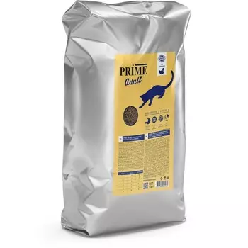 Prime Wild Adult сухой корм для кошек с 12 месяцев, с курицей - 15 кг супер премиум для взрослых с курицей мешок Китай 1 уп. х 1 шт. х 15 кг