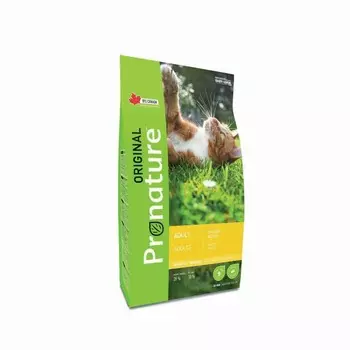 Pronature Original сухой корм для взрослых кошек с курицей - 2,27 кг повседневный супер премиум для взрослых с курицей мешок Канада 1 уп. х 1 шт. х 2.27 кг