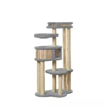 Пушок комплекс "Басик+" для кошек, цвет серый Россия 1 уп. х 1 шт. х 40 кг