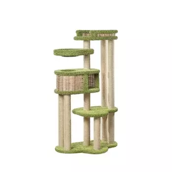 Пушок комплекс "Басик+" для кошек, цвет зеленый Россия 1 уп. х 1 шт. х 40 кг