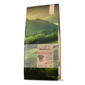Rawival Gifts of Fields&Branches сухой корм для собак средних и крупных пород, с ягнёнком и перепелом повседневный супер премиум с клетчаткой для взрослых с ягненком для всех пород мешок Импортный корм 1 уп. х 1 шт. х 10 кг