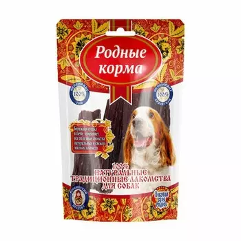 Родные Корма "Традиционные" лакомство для собак пищевод говяжий - 30 г повседневный премиум для взрослых с говядиной для всех пород Россия 1 уп. х 1 шт. х 0.03 кг