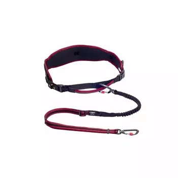 Rogz Air Tech Sport Riem & Lijn L-XL Red комплект для каникросса с амортизирующим поводком, размер XL, длина 1-1,5 м - 39-64 кг, на обхват талии 80-120 см, цвет красный породы крупного размера ЮАР 1 уп. х 1 шт. х 0.29 кг