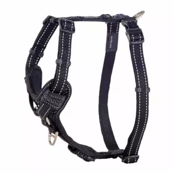 Rogz Control Harness SJC14A шлейка для собаки с мягкой вставкой и двухточечным контролем, размер Small, черная 23 - 37 см, 11 мм премиум для всех возрастов породы мелкого размера ЮАР 1 уп. х 1 шт. х 0.055 кг