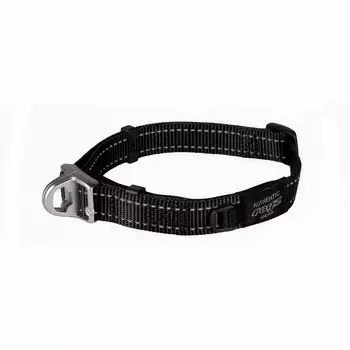 Rogz ошейник для собаки крупных пород размер ХL с магнитной застяжкой и эластичной вставкой для безопасного экстренного снятия, 420-660 мм (обхват шеи), при необходимости увеличение обьема до 14 см, черный премиум для всех возрастов xl Китай 1 уп. х 1 шт. х 0.09 кг