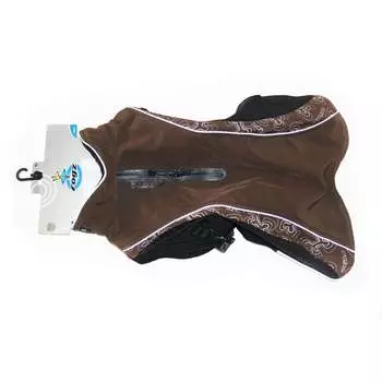 Rogz попона, длина спины собаки, коричневая, 40x56x40 см премиум ЮАР 1 уп. х 1 шт. х 0.15 кг