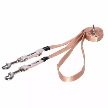 Rogz поводок перестежка для миниатюрных изящных собак размер S серия Trendy. Длина до 180 см, белый ЮАР 1 уп. х 1 шт. х 0.1 кг