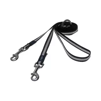 Rogz поводок-перестежка для собак средних пород размер M серия Fancy Dress. Длина до 180 см черный с белым премиум для всех возрастов m ЮАР 1 уп. х 1 шт. х 0.12 кг