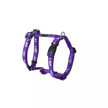 Rogz шлейка для собаки классическая, SJ12CH, фиолетовый 46 - 52 см, 16 мм премиум для всех возрастов m ЮАР 1 уп. х 1 шт. х 0.06 кг