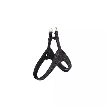 Rogz шлейка с мягкими вставками легконадеваемая, 520 мм (обхват шеи), SJQ52A, черный премиум для всех возрастов m Китай 1 уп. х 1 шт. х 0.09 кг