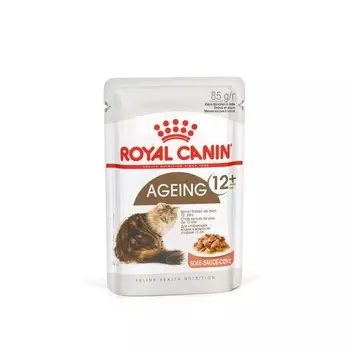 Royal Canin Ageing 12+ для пожилых кошек старше 12 лет, соус, в паучах - 85 г супер премиум для взрослых паучи Россия 1 уп. х 28 шт. х 2.38 кг