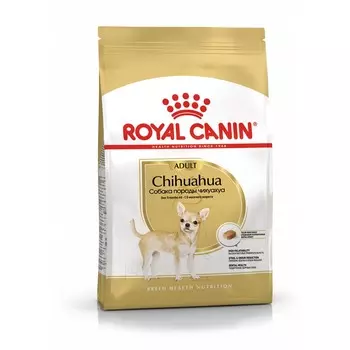Royal Canin Chihuahua Adult полнорационный сухой корм для взрослых собак породы чихуахуа повседневный супер премиум чихуахуа для взрослых породы мелкого размера мешок Россия 1 уп. х 1 шт. х 3 кг