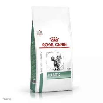 Royal Canin Diabetic сухой диетический корм для взрослых кошек при сахарном диабете - 350 г ветеринарный супер премиум для взрослых для всех пород мешок Российский корм 1 уп. х 1 шт. х 0.35 кг