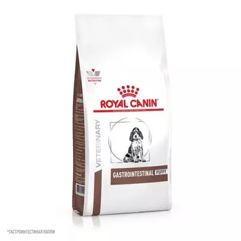 Royal Canin Gastrointestinal Puppy для щенков при нарушениях пищеварения - 1 кг супер премиум для щенков для всех пород мешок Российский корм 1 уп. х 1 шт. х 1 кг