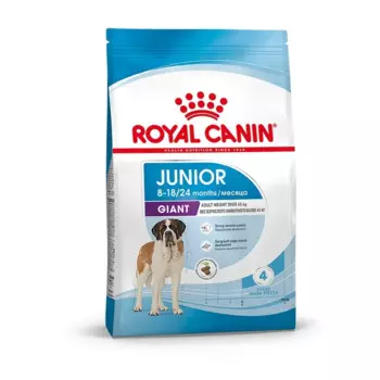 Royal Canin Giant Junior полнорационный сухой корм для щенков гигантских пород в возрасте с 8 до 18/24 месяцев - 3,5 кг повседневный супер премиум для щенков с курицей породы крупного размера мешок Россия 1 уп. х 1 шт. х 3.5 кг