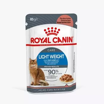 Royal Canin Light Weight Care для кошек, рекомендуется для профилактики избыточного веса, в паучах - 85 г супер премиум для взрослых паучи Российский корм 1 уп. х 28 шт. х 2.38 кг