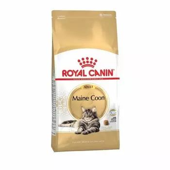 Royal Canin Maine Coon Adult полнорационный сухой корм для взрослых кошек породы мейн-кун старше 15 месяцев - 2 кг повседневный супер премиум мейн кун для взрослых с курицей породы крупного размера мешок Россия 1 уп. х 1 шт. х 2 кг