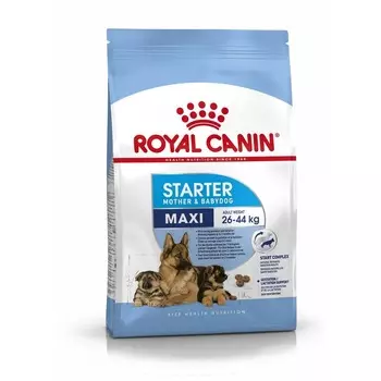 Royal Canin Maxi Starter сухой корм для щенков крупных пород в период отъема до 2 - месячного возраста, беременных и кормящих сук - 15 кг повседневный супер премиум для щенков с курицей породы крупного размера мешок Россия 1 уп. х 1 шт. х 15 кг