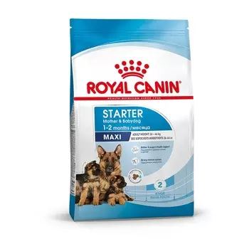Royal Canin Maxi Starter Mother & Babydog для щенков крупных размеров до 2-месяцев и сук в последней трети беременности и во время лактации - 15 кг повседневный супер премиум для щенков с курицей породы крупного размера мешок Россия 1 уп. х 1 шт. х 4 кг