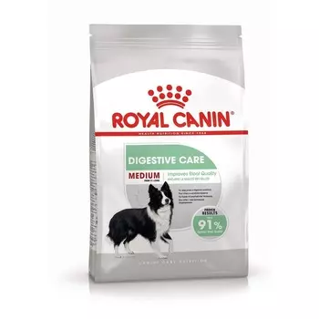Royal Canin Medium Digestive Care полнорационный сухой корм для взрослых собак средних пород с чувствительным пищеварением - 3 кг повседневный супер премиум для взрослых с курицей породы среднего размера мешок Россия 1 уп. х 1 шт. х 3 кг