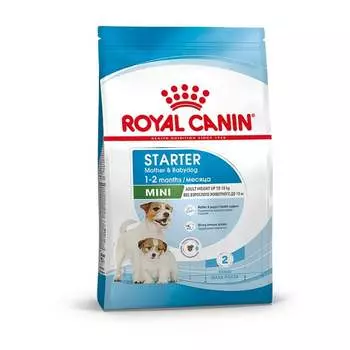 Royal Canin Mini Starter Mother & Babydog полнорационный сухой корм для щенков до 2 месяцев, беременных и кормящих собак мелких пород - 3 кг повседневный супер премиум для щенков с курицей породы мелкого размера мешок Россия 1 уп. х 1 шт. х 3 кг