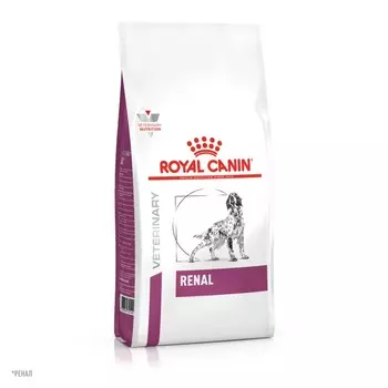 Royal Canin Renal RF14 полнорационный сухой корм для взрослых собак для поддержания функции почек при острой или хронической почечной недостаточности, диетический диетические супер премиум для взрослых для всех пород мешок Россия 1 уп. х 1 шт. х 14 кг
