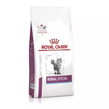 Royal Canin Renal Special RSF26 полнорационный сухой корм для взрослых кошек с пониженным аппетитом при острой или хронической почечной недостаточности, диетический диетические супер премиум без курицы для взрослых со свининой мешок Россия 1 уп. х 1 шт. х 2 кг