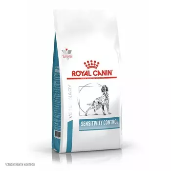 Royal Canin Sensitivity Control для собак, применяемый при пищевой аллергии и пищевой непереносимости - 14 кг супер премиум для взрослых Российский корм 1 уп. х 1 шт. х 14 кг