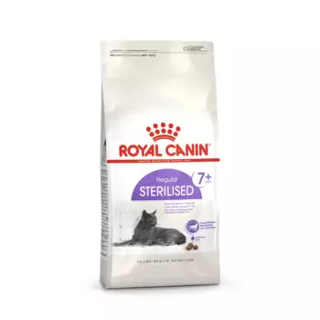 Royal Canin Sterilised 7+ полнорационный сухой корм для пожилых стерилизованных кошек с 7 до 12 лет - 1,5 кг повседневный супер премиум для пожилых с курицей мешок Россия 1 уп. х 1 шт. х 1.5 кг