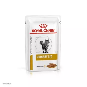 Royal Canin Urinary S/O влажный корм для кошек, при мочекаменной болезни, в паучах - 85 г супер премиум для взрослых для всех пород паучи Российский корм 1 уп. х 28 шт. х 2.38 кг