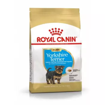 Royal Canin Yorkshire Terrier Puppy полнорационный сухой корм для щенков породы йоркширский терьер повседневный супер премиум йоркширский терьер для щенков породы мелкого размера мешок Россия 1 уп. х 1 шт. х 1.5 кг