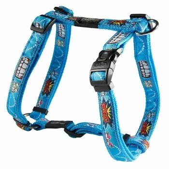 Шлейка для собак ROGZ Fancy Dress XL-25мм (Голубой) 70 - 100 см премиум для всех возрастов m ЮАР 1 уп. х 1 шт. х 0.23 кг